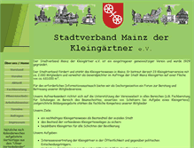 Tablet Screenshot of kleingaertner-in-mainz.de